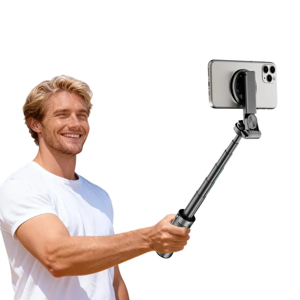 Magnetic 360° Selfie Stick with Bluetooth & Foldable Stand - 9eight5