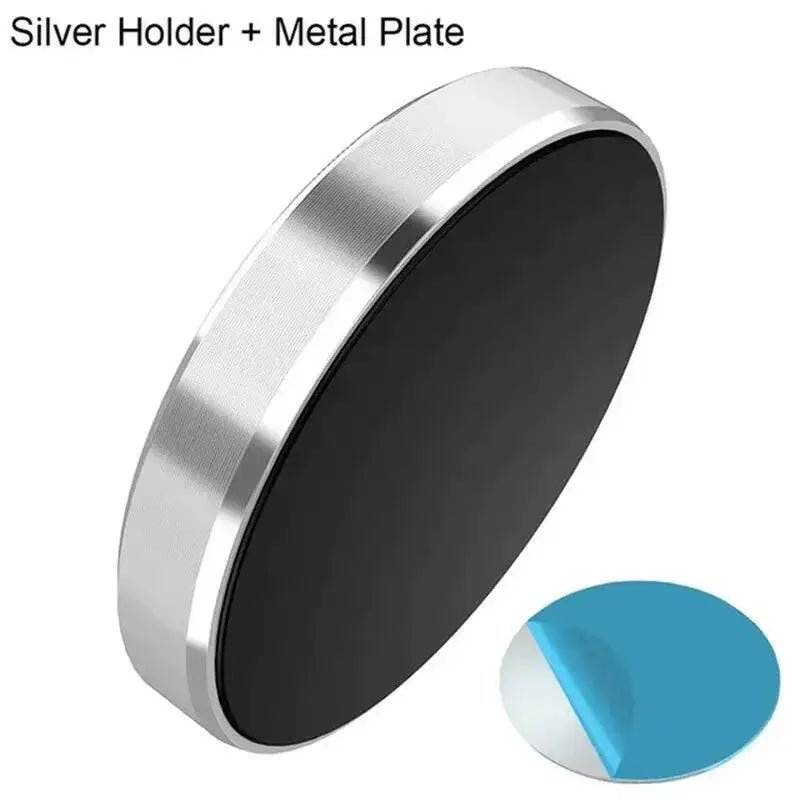 Magnetic Car Phone Holder - Silver