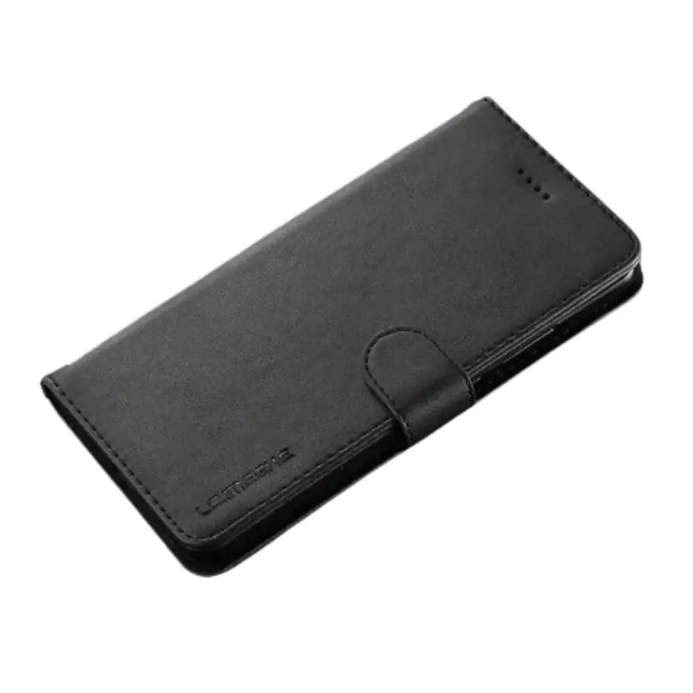 Magnetic Leather Flip Cover for Samsung Galaxy (Black)