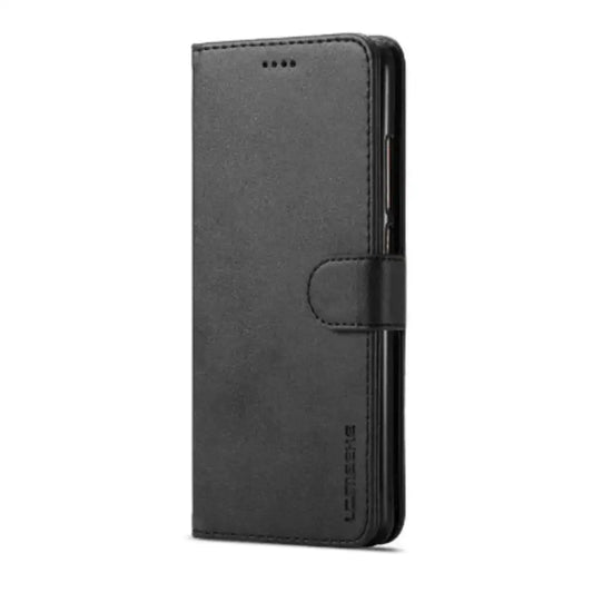 Magnetic Leather Flip Cover for Samsung Galaxy (Black)
