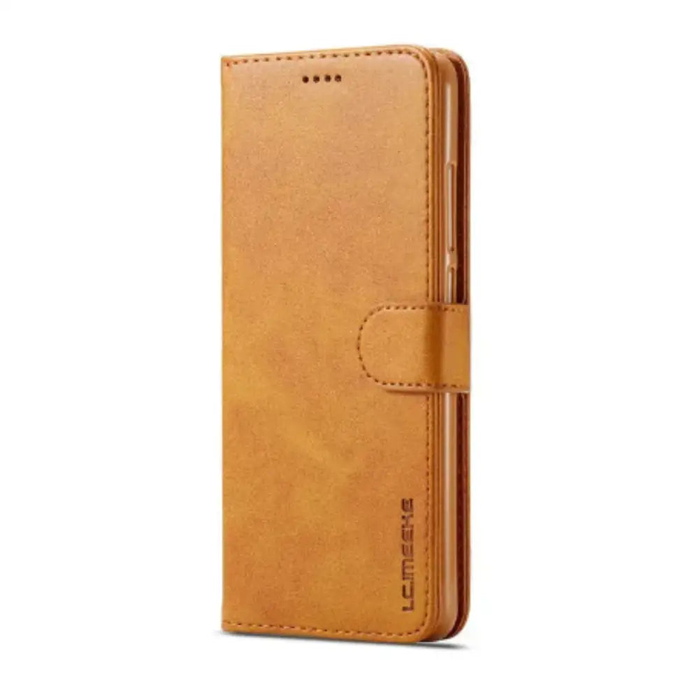 Magnetic Leather Flip Cover for Samsung Galaxy (Yellow)