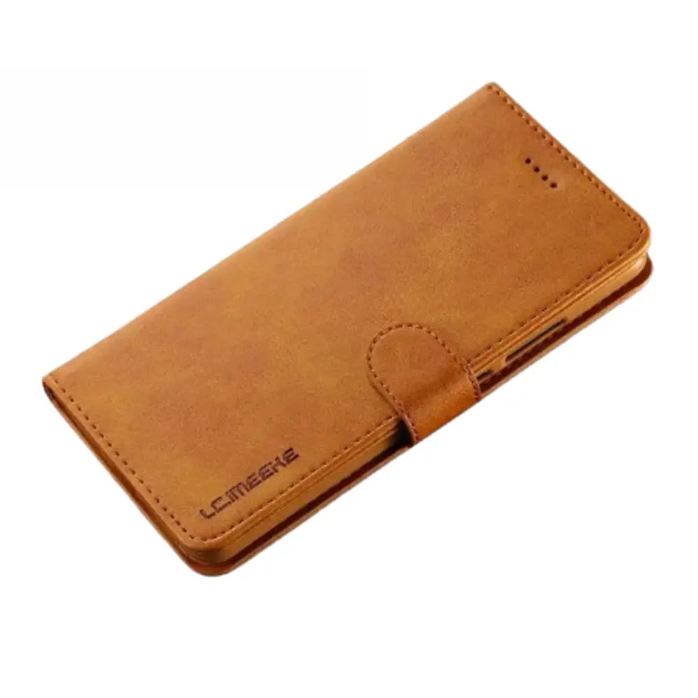 Magnetic Leather Flip Cover for Samsung Galaxy (Yellow)