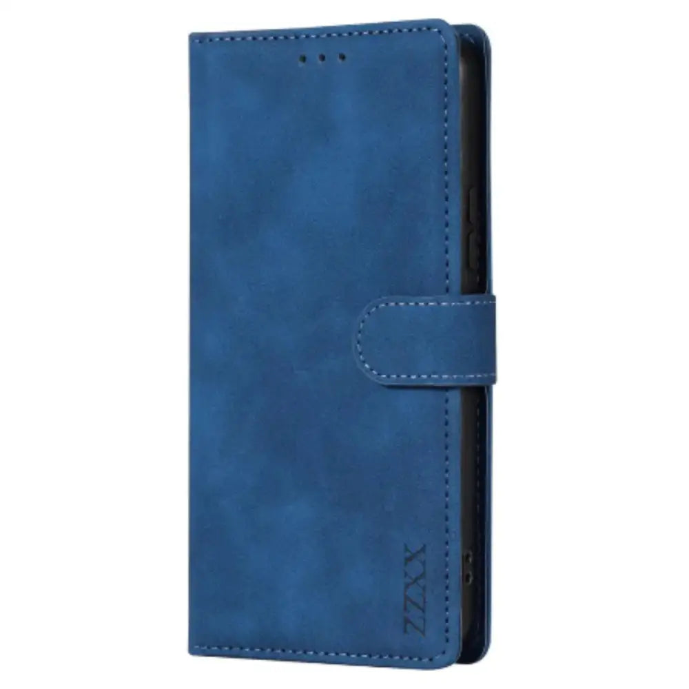 Magnetic Wallet Case for Samsung Galaxy (Blue)