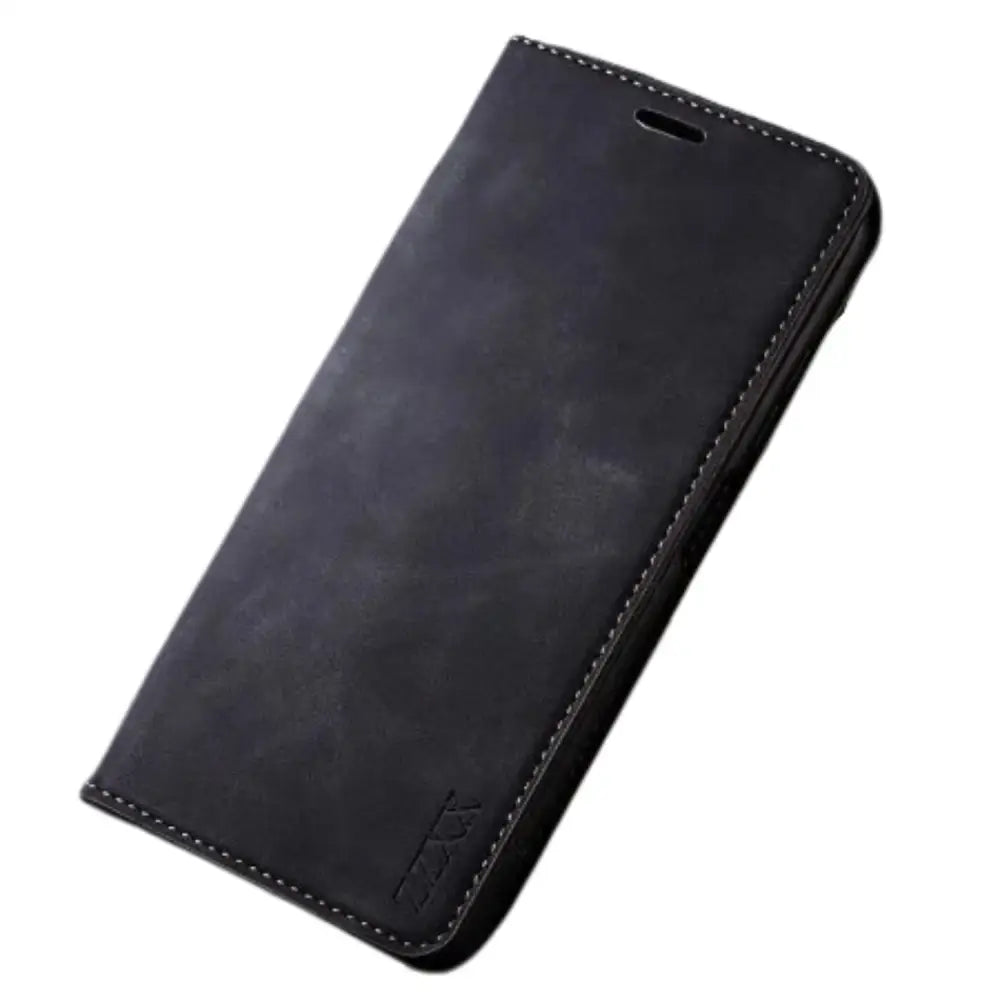 Magnetic Wallet Case for Samsung Galaxy S & A Series (Black)