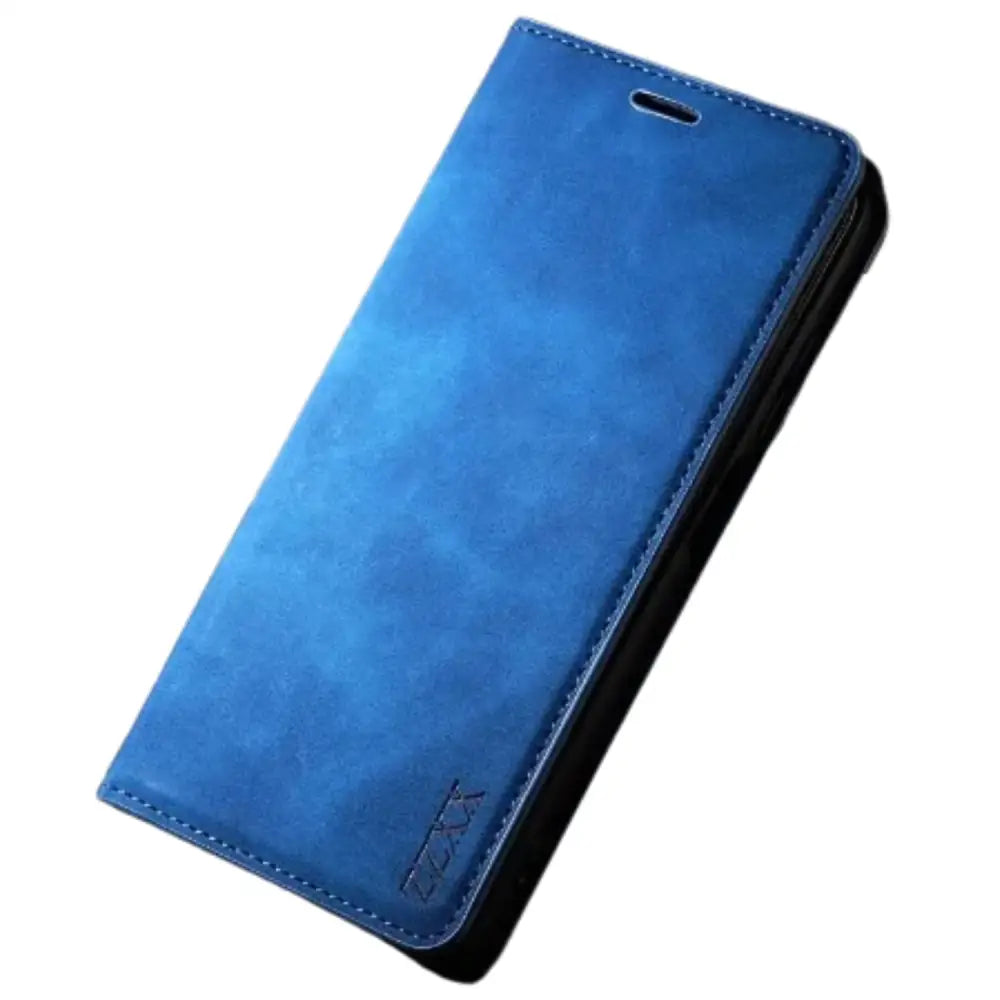Magnetic Wallet Case for Samsung Galaxy S & A Series (Blue)