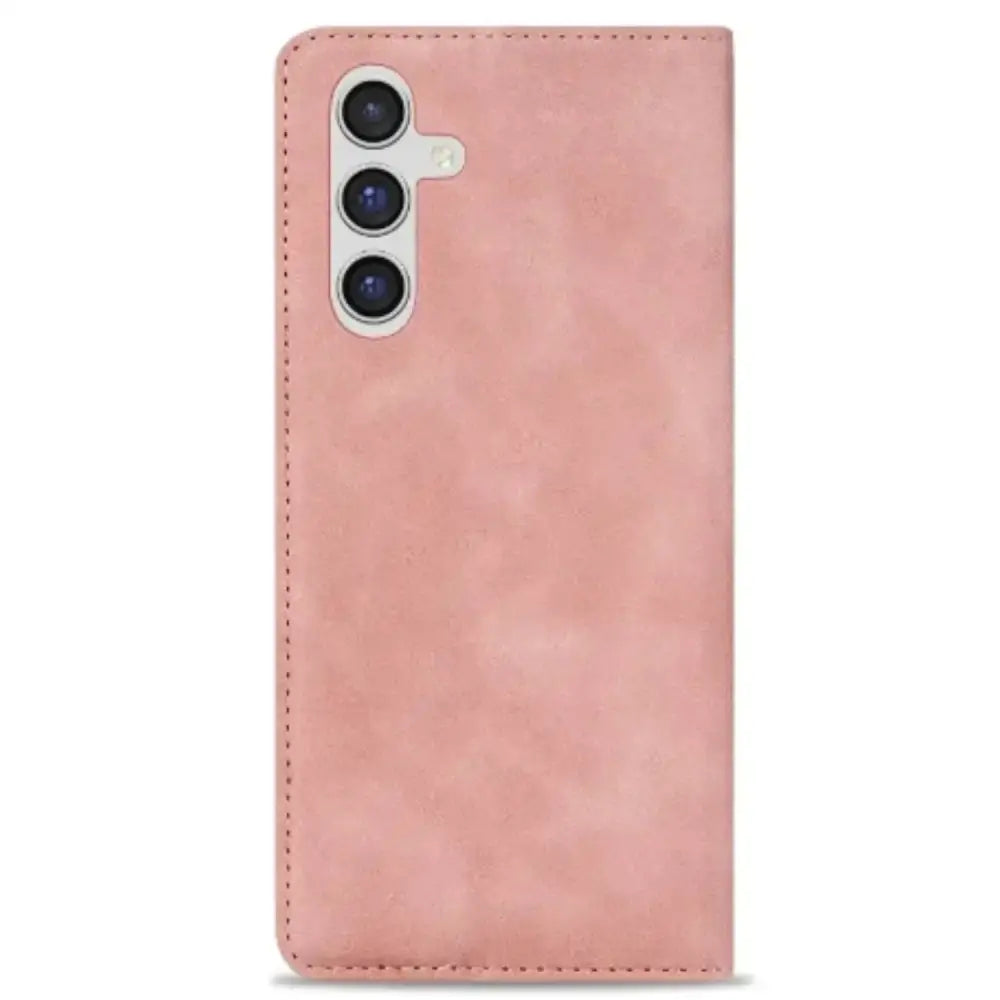 Magnetic Wallet Case for Samsung Galaxy S & A Series (Pink)