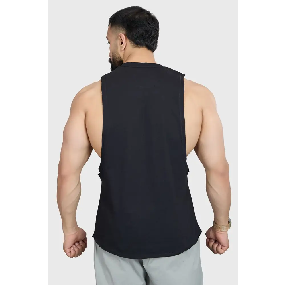Magnitude Deep Arm Tank Black - Vest