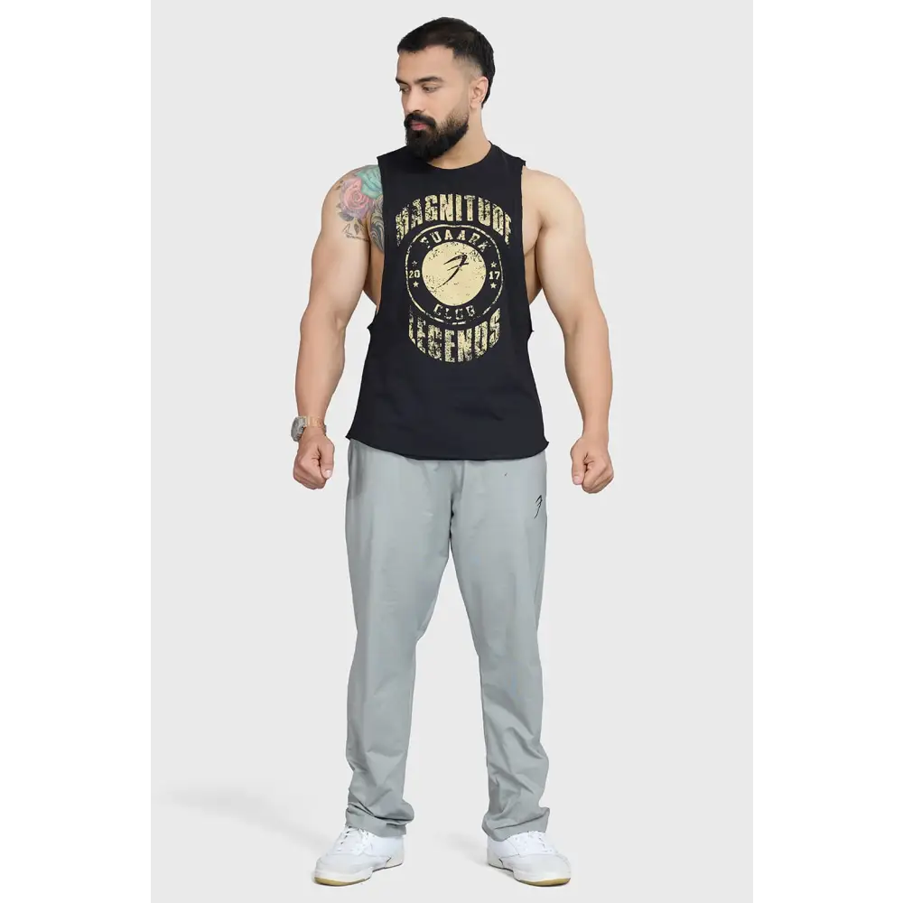 Magnitude Deep Arm Tank Black - Vest