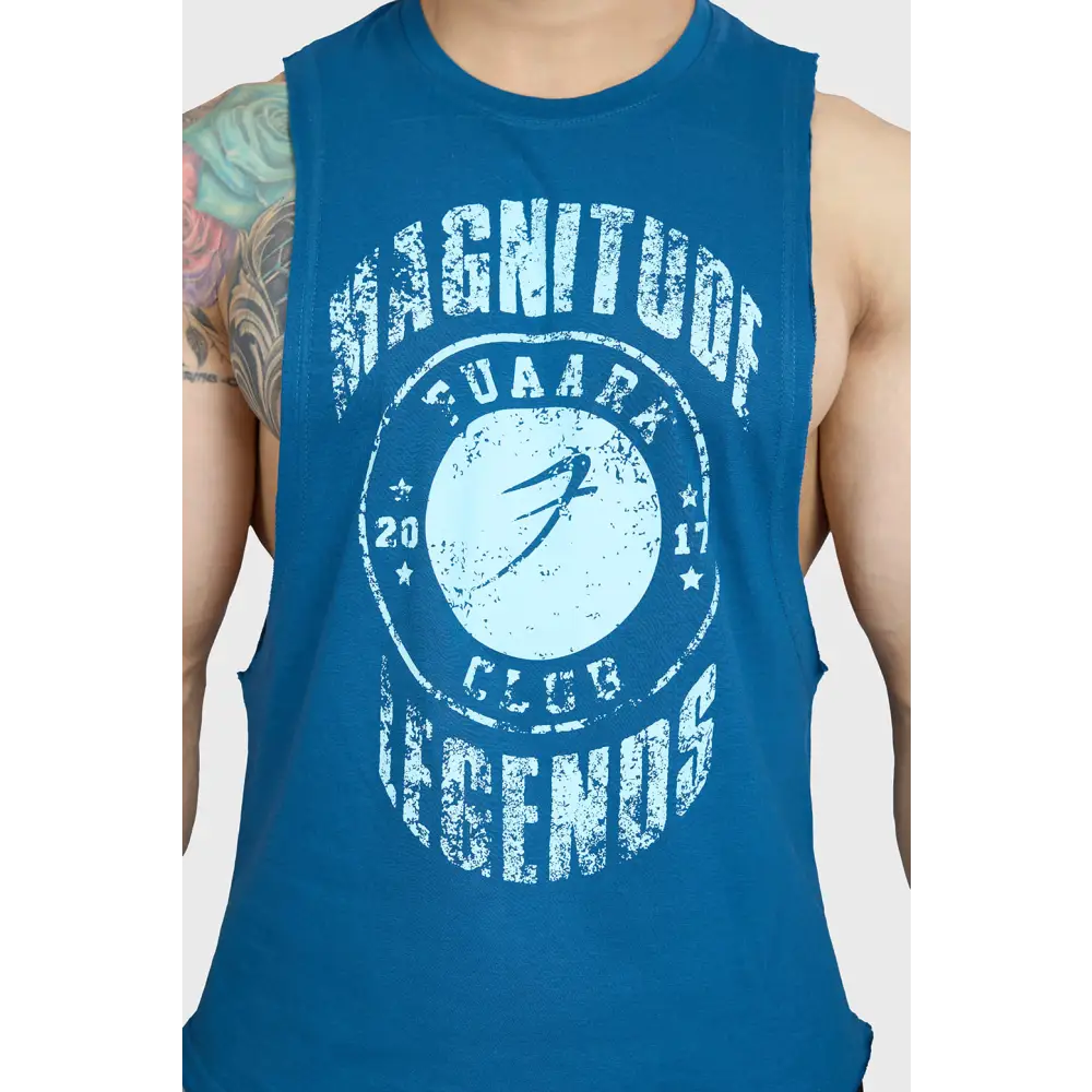 Magnitude Deep Arm Tank Teal - Vest