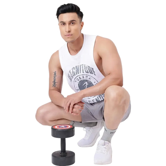 Magnitude Deep Arm Tank White - Vest