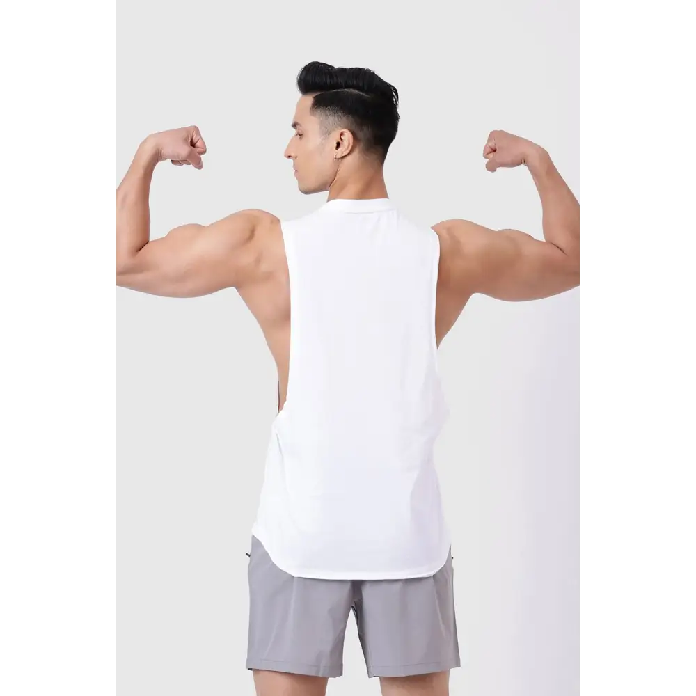 Magnitude Deep Arm Tank White - Vest