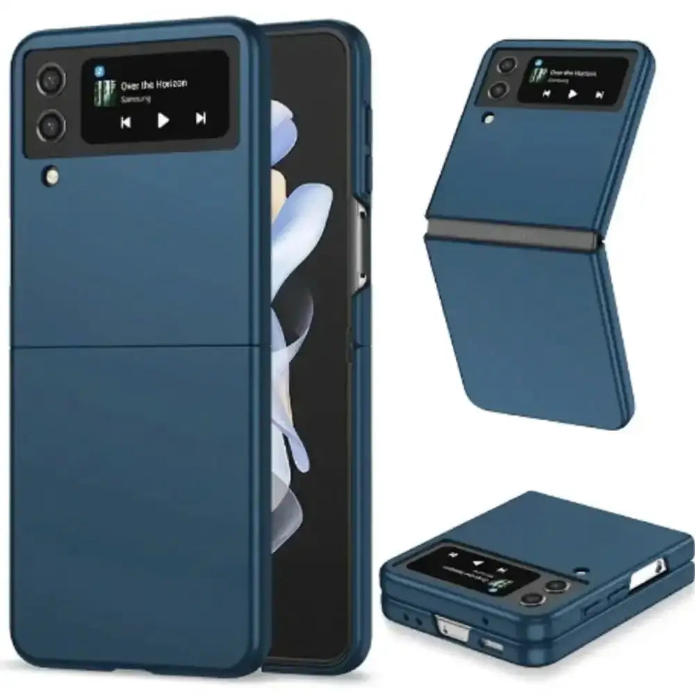 Magsafe Case for Samsung Galaxy Z Flip 1 (Available in 23 colours) - Plain Blue - 9eight5