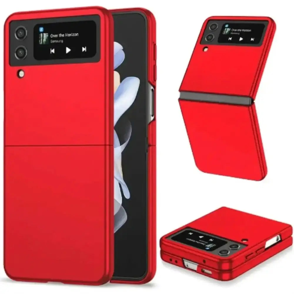 Magsafe Case for Samsung Galaxy Z Flip 2 (Available in 23 colours) - Plain Red - 9eight5