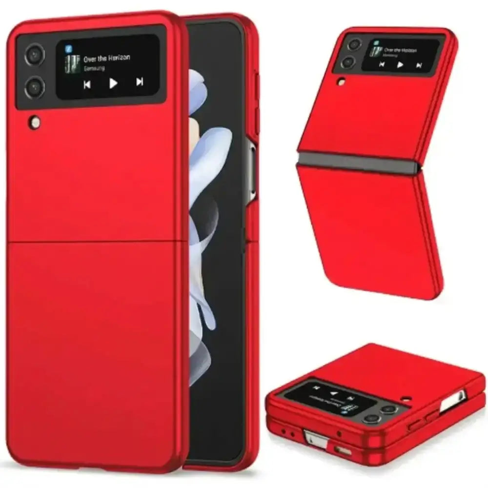 Magsafe Case for Samsung Galaxy Z Flip 6 (Available in 23 colours) - Plain Red - 9eight5