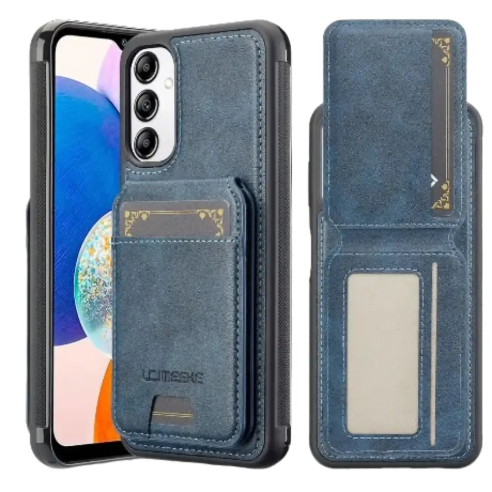 Magsafe Leather Case for Samsung S/A Series (Blue)