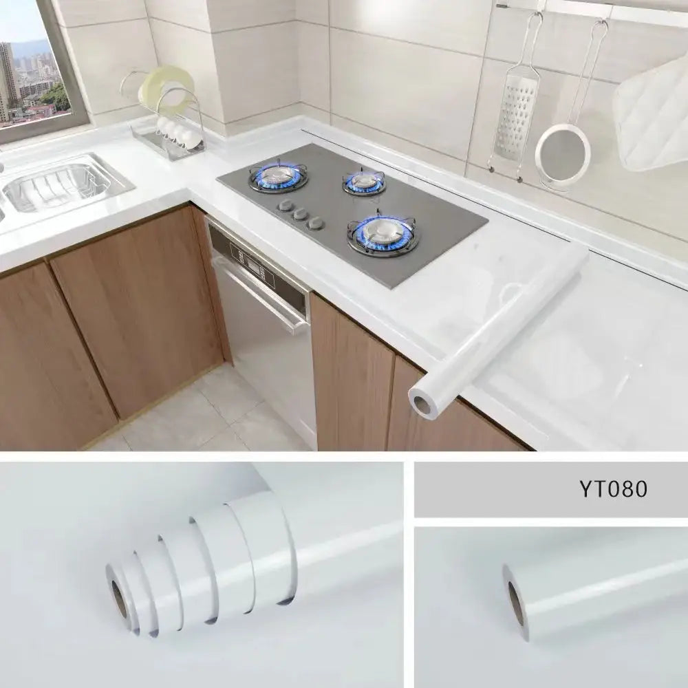 Marble Waterproof & Oil-Proof Wall Paper (40cm) (12 designs available) - Design 7 / 40cm x 1m - SS