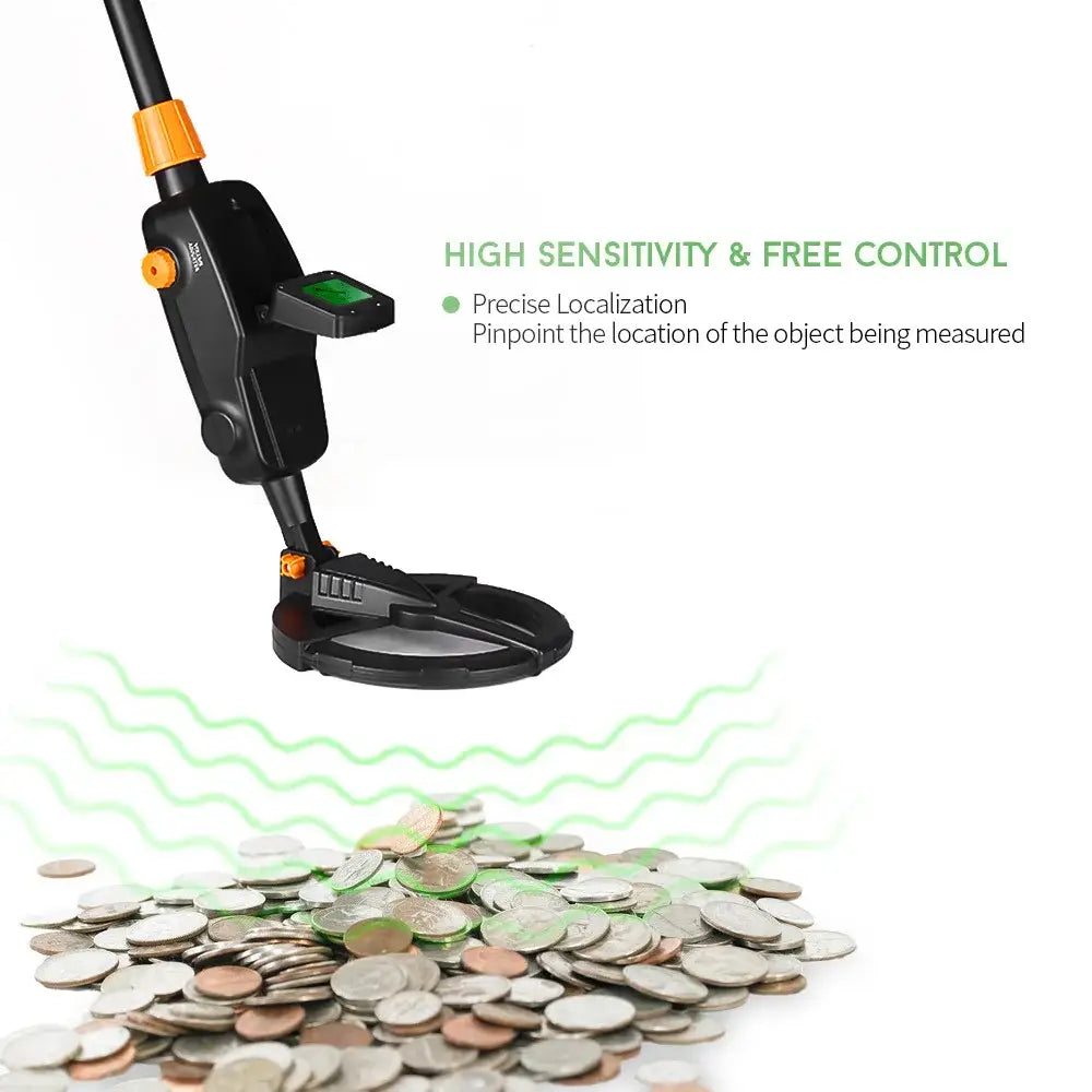 MD1008A Underground Metal Detector Treasure Hunt Detector High Sensitivity Waterproof Coil Children’s Search Toys