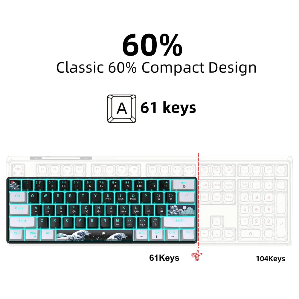 Mechanical Gaming Keyboard - Blue switch / Keyboard - 9eight5