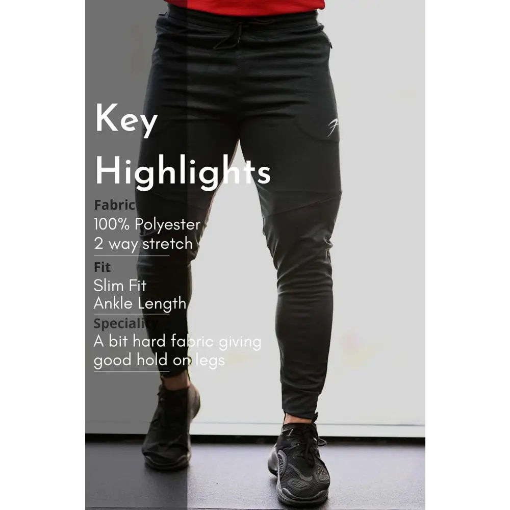 Melange Joggers Dark Grey