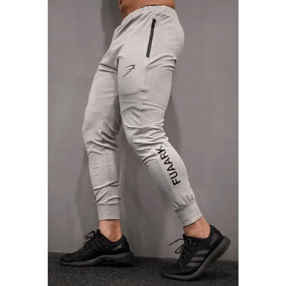 Melange Joggers Light Grey