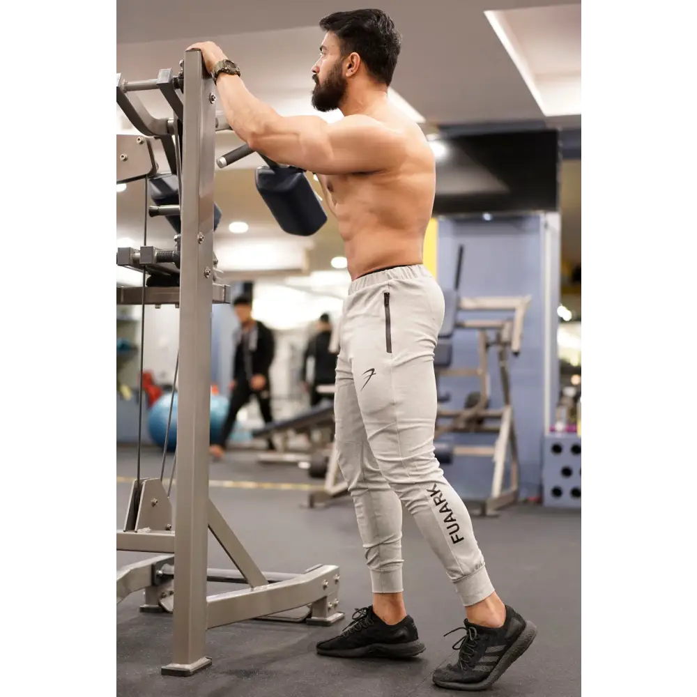 Melange Joggers Light Grey