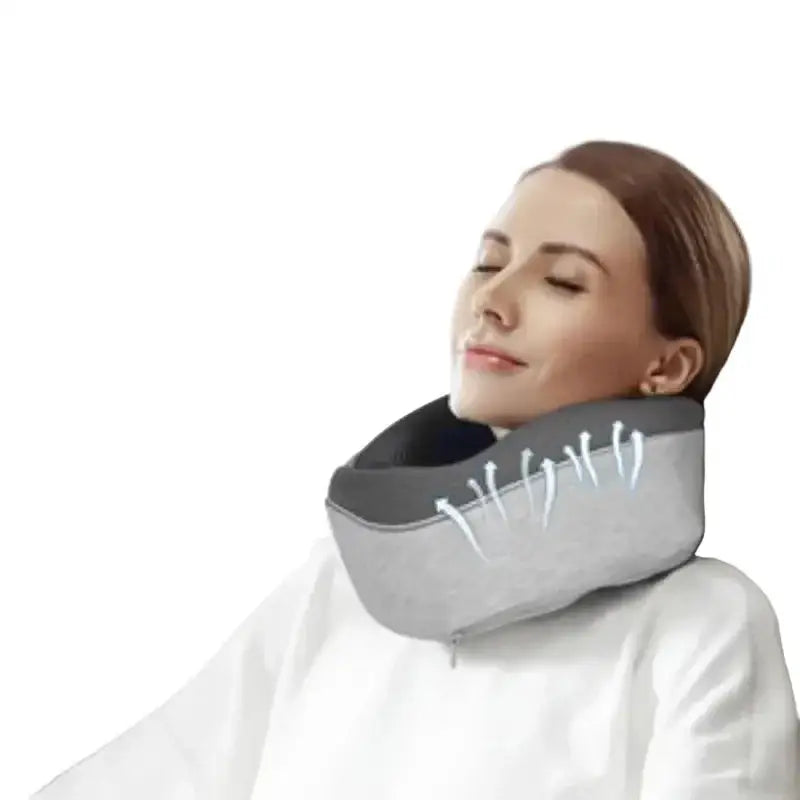 Memory Foam Travel Neck Pillow (2 colours available) - SS