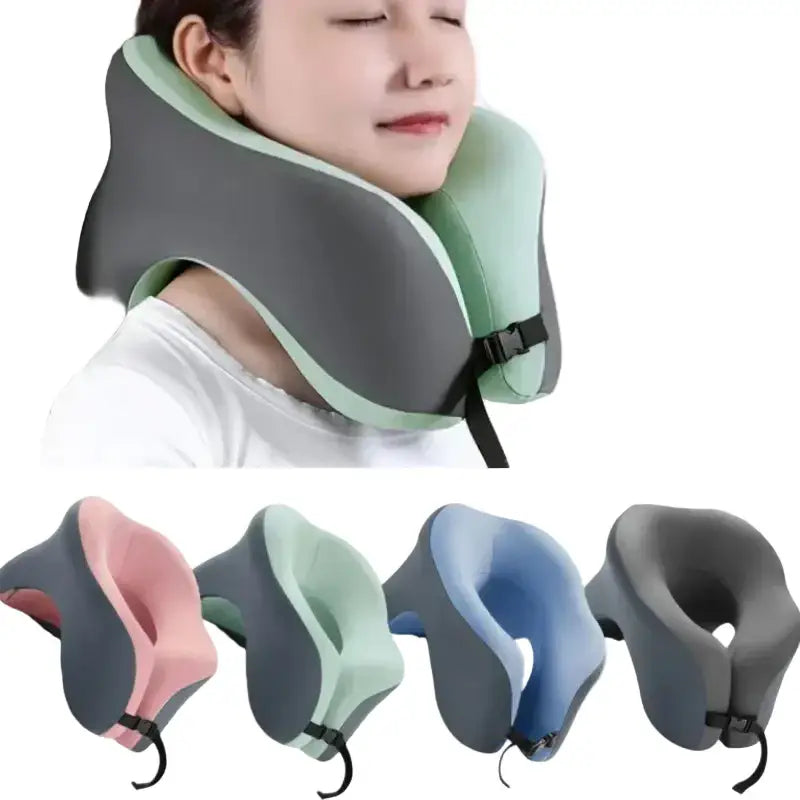 Memory Foam U-Shaped Travel Neck Pillow (3 colours available) - SS