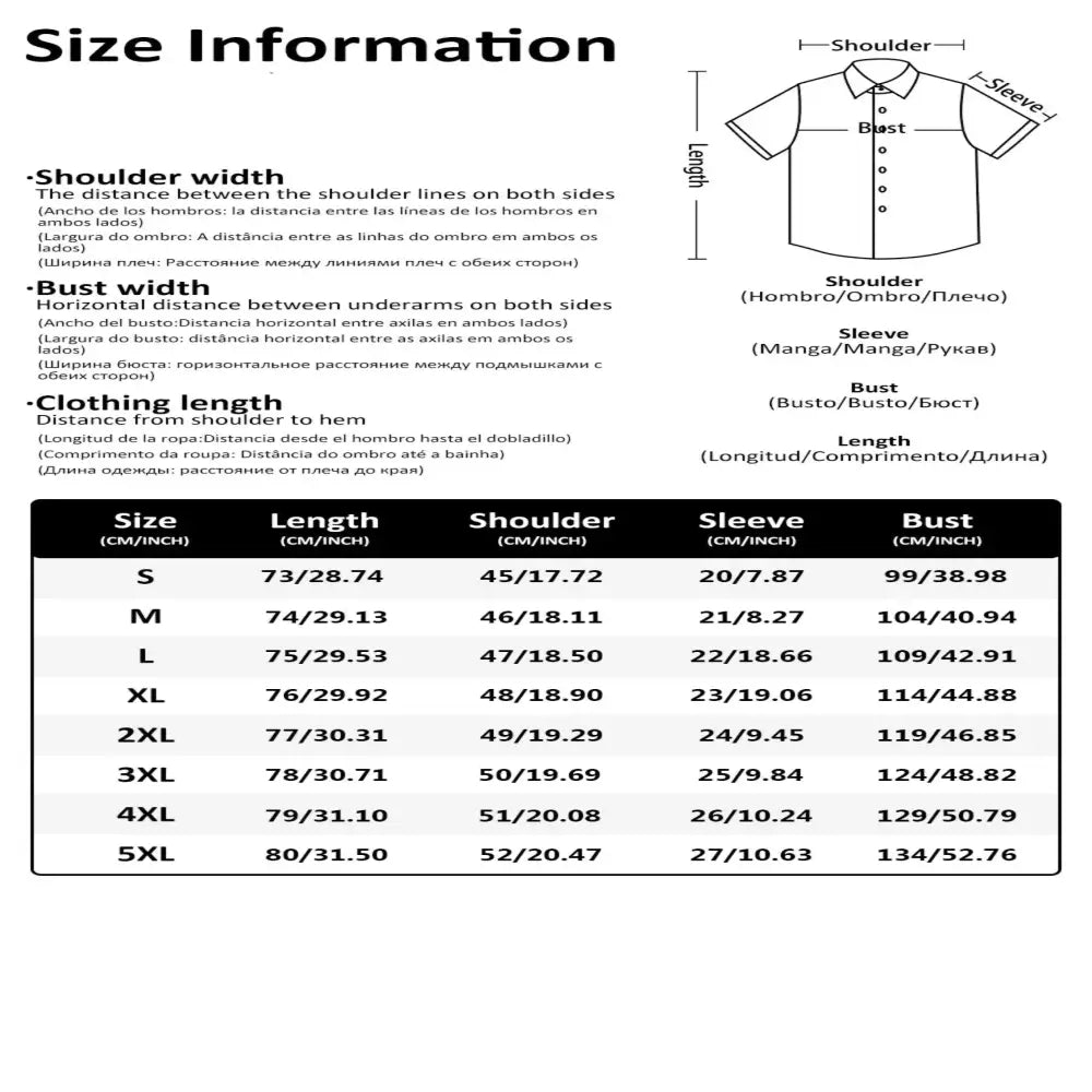 Men’s 3D Print Rainbow Shirt (10 different designs available) - SS