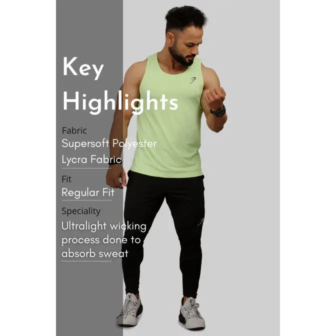 Men’s Light Tank Lime - Vest