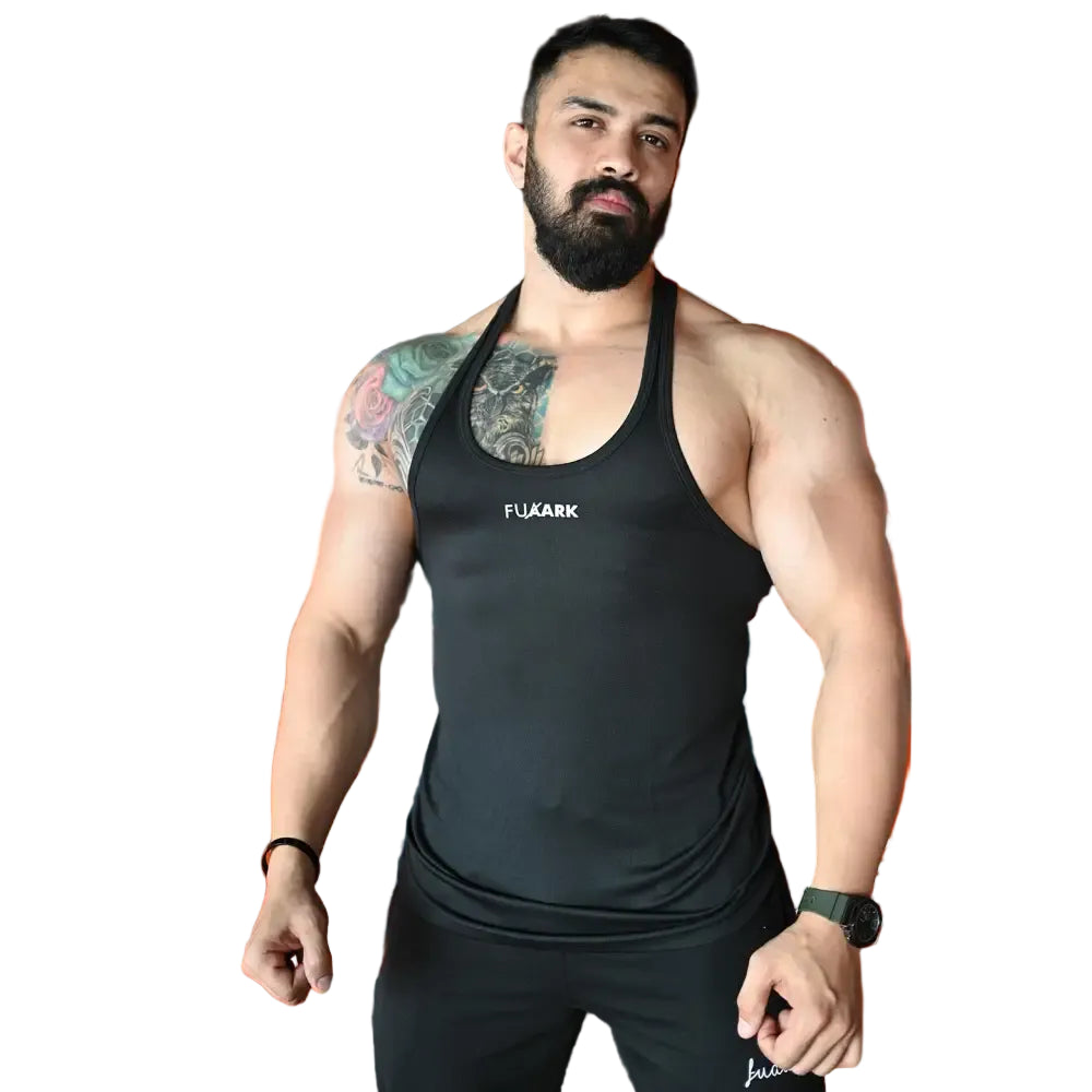 Mesh Stringer Black - Vest