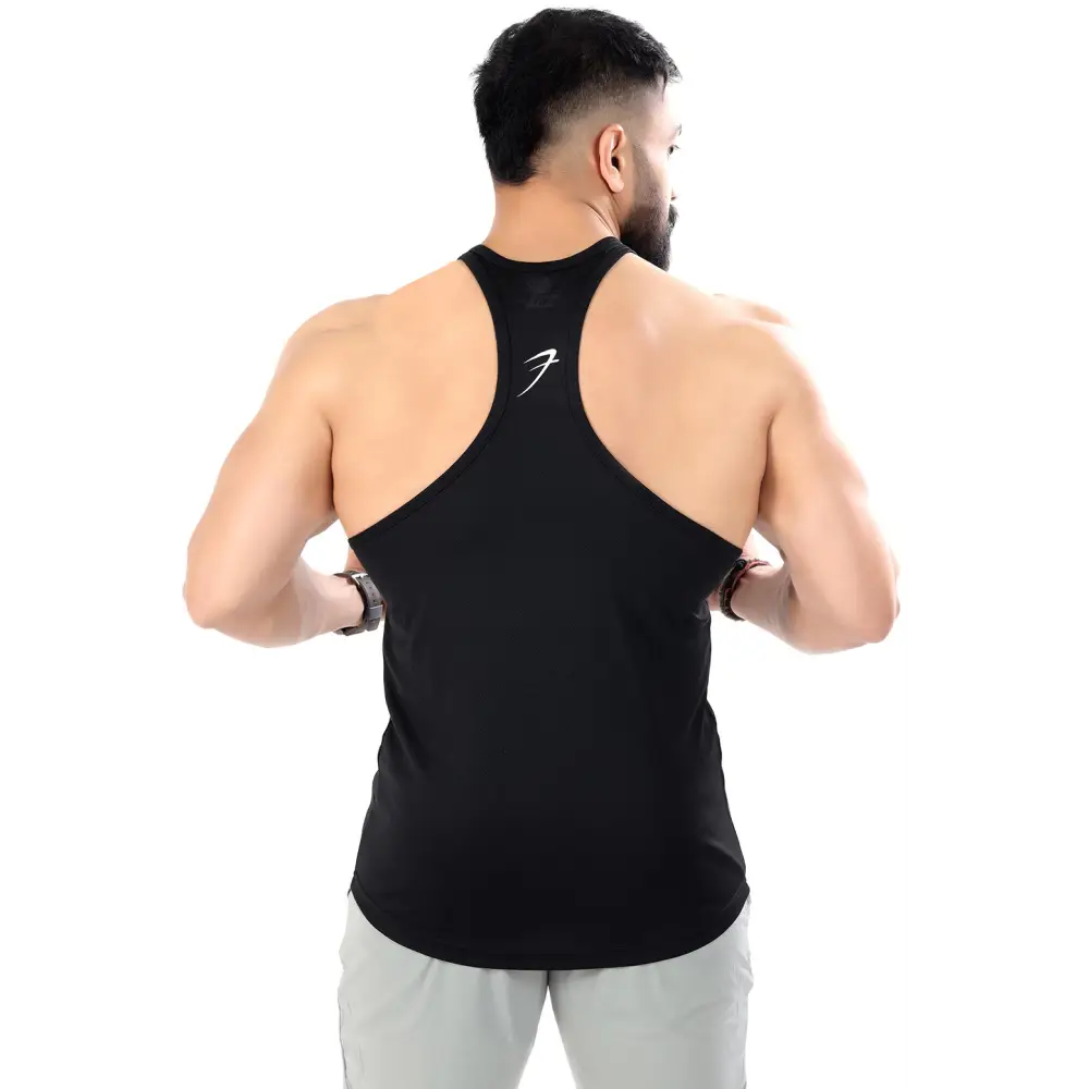 Mesh Stringer Black - Vest