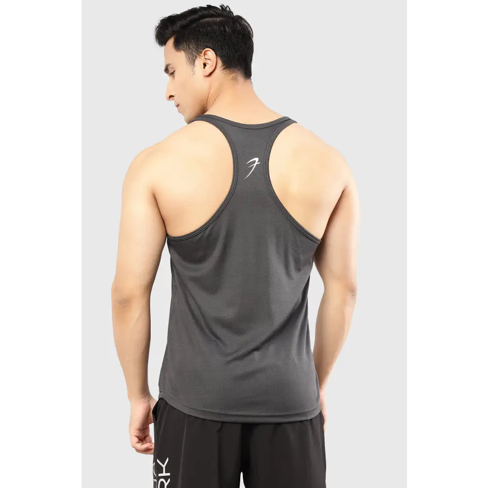 Mesh Stringer Dark Grey - Vest