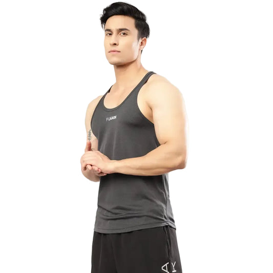 Mesh Stringer Dark Grey - Vest