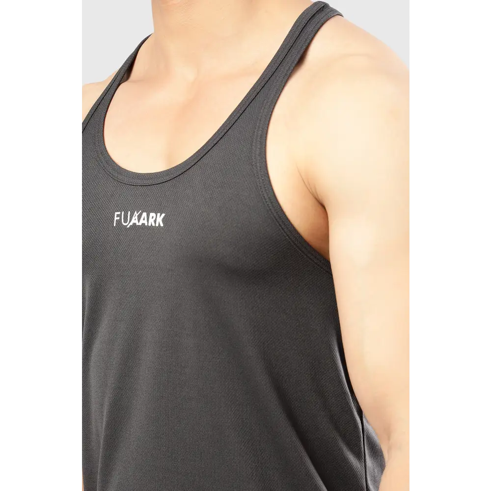 Mesh Stringer Dark Grey - Vest