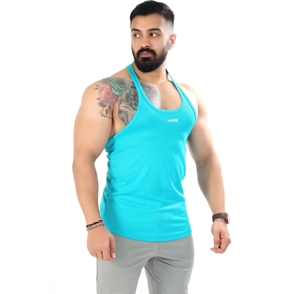 Mesh Stringer Sky Blue - Vest