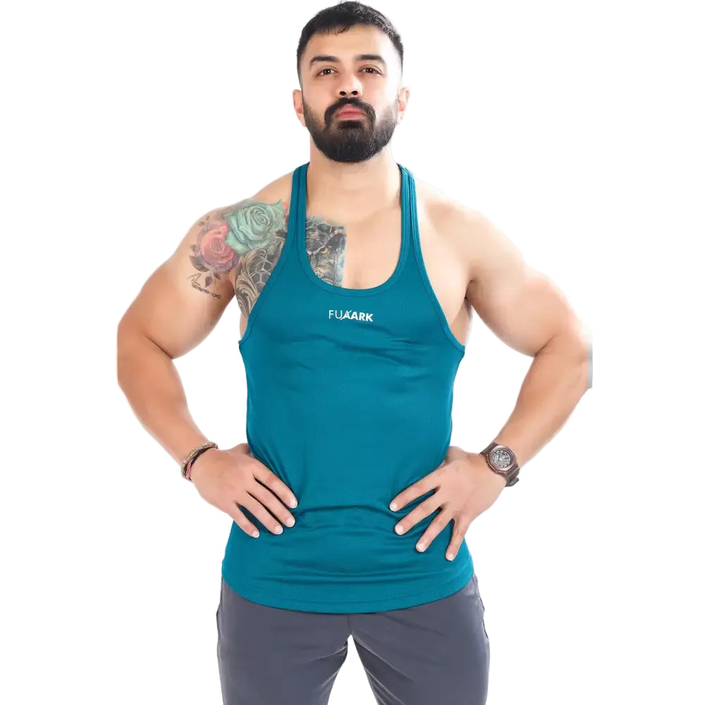 Mesh Stringer Teal - Vest