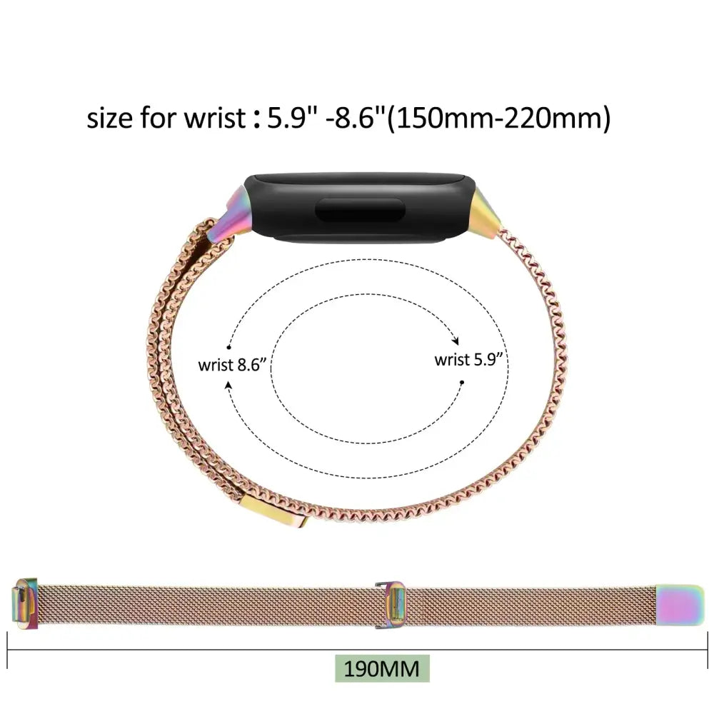 Metal Strap for the Fitbit Inspire/ACE 2/3 Series (available in 10 colours) - TWS
