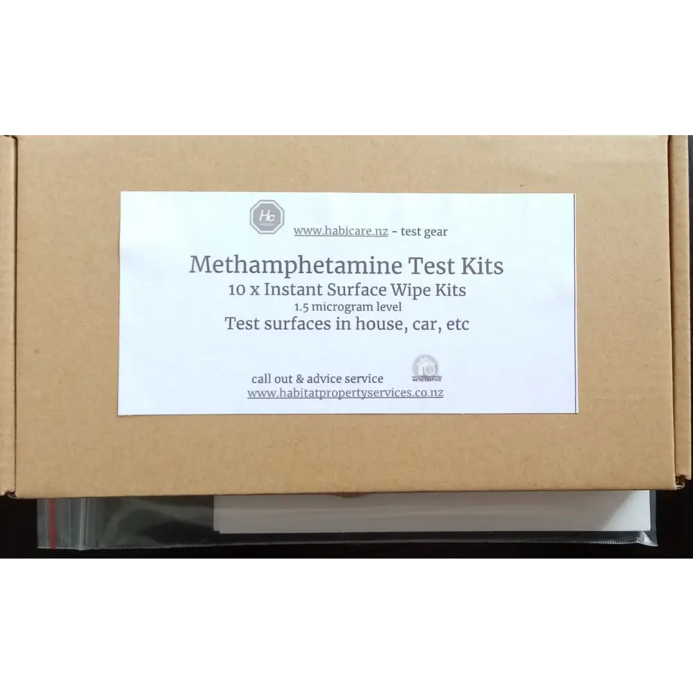 Meth Test Kit - 10 x Instant On - site Kits