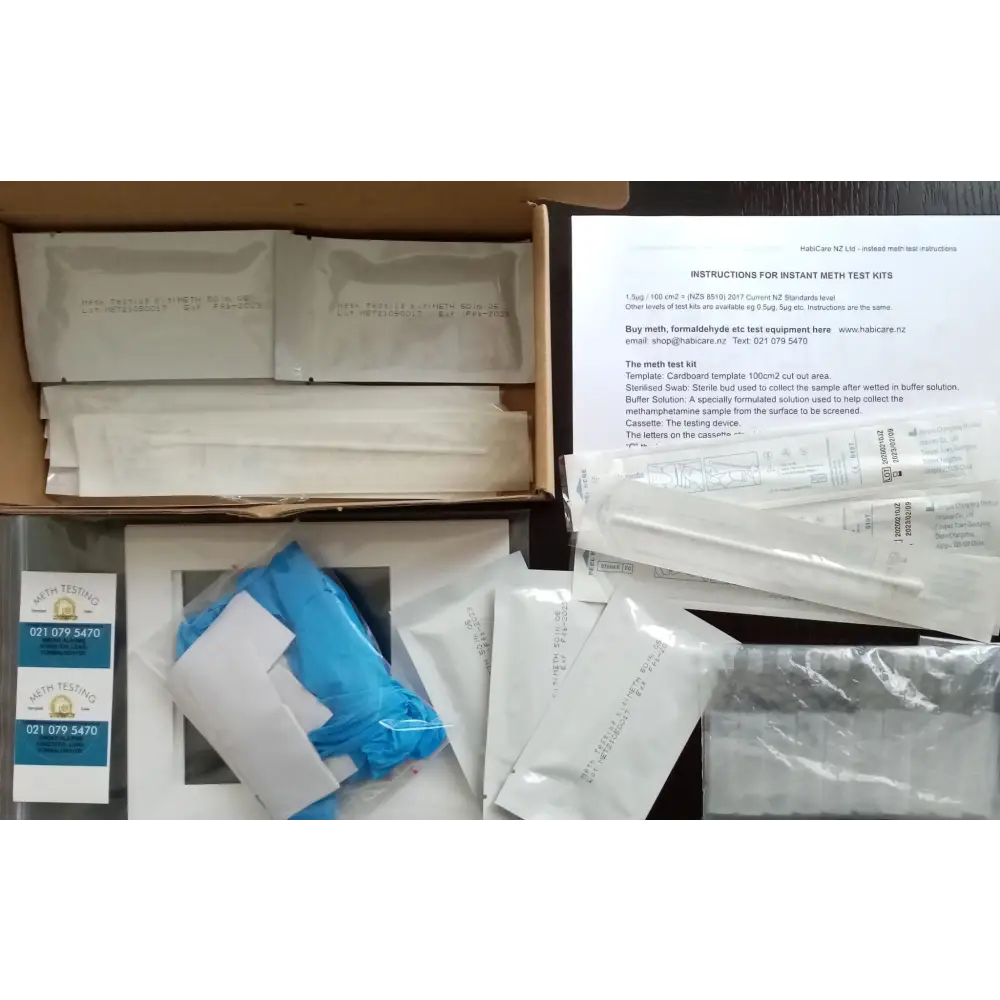 Meth Test Kit - 4 x Instant On - site Kits