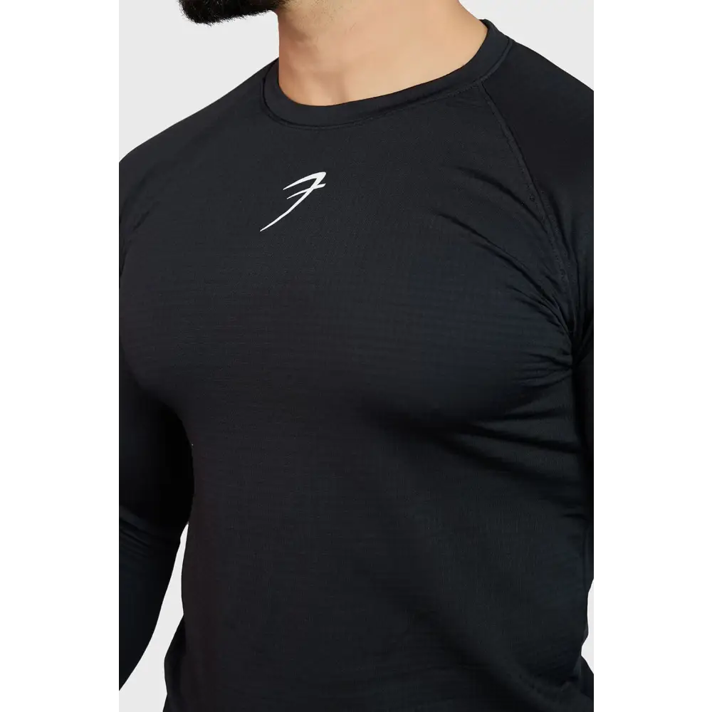 Midnight Fullsleeves T-shirt Black - Tshirts