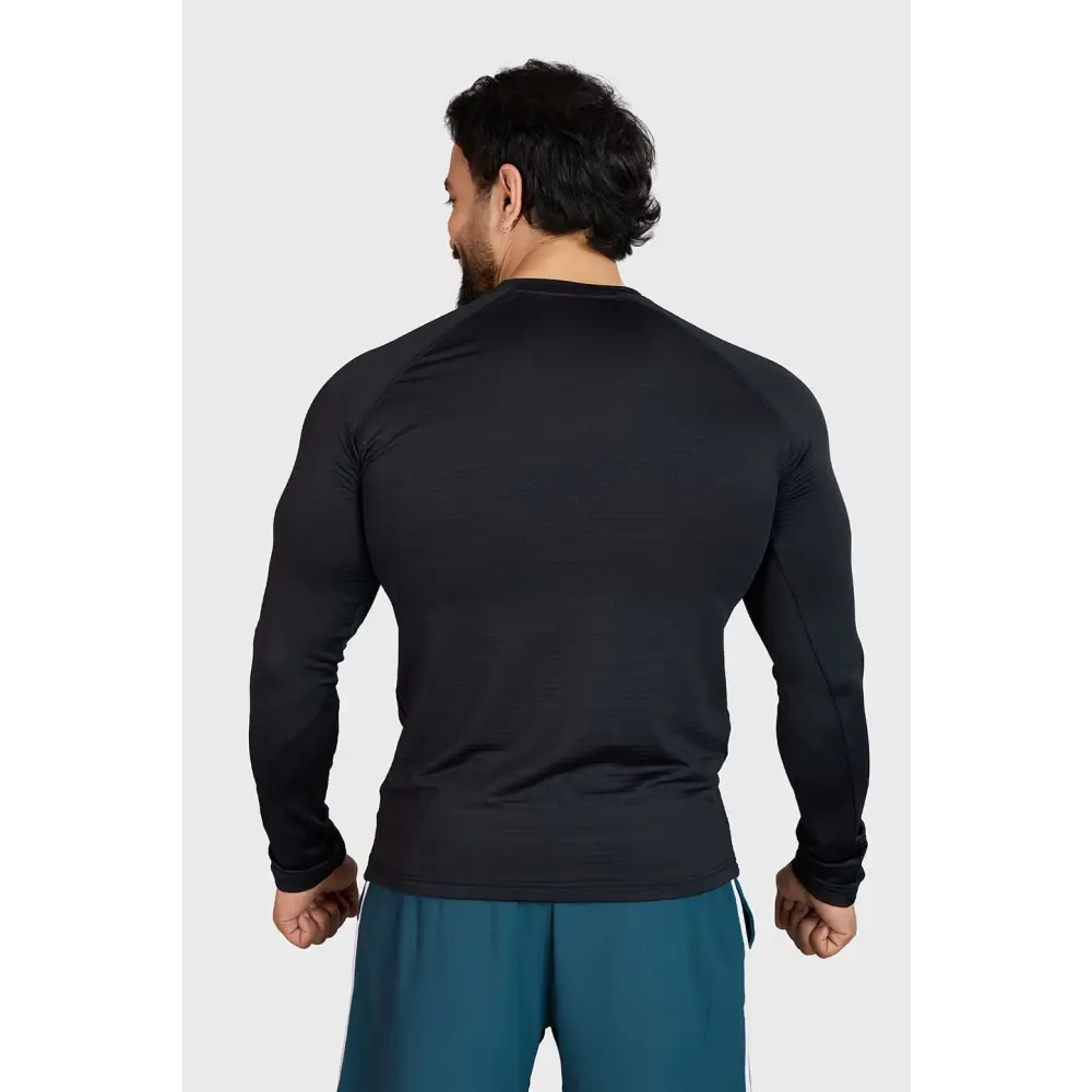 Midnight Fullsleeves T-shirt Black - Tshirts