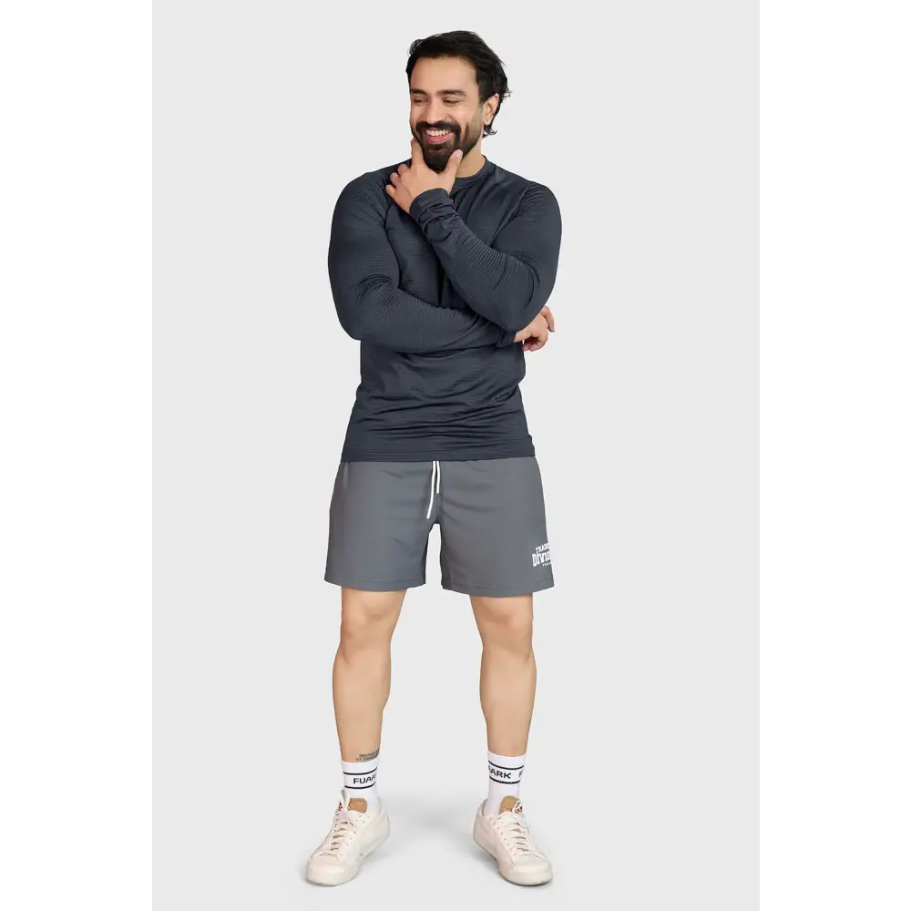 Midnight Fullsleeves T-shirt Dark Grey - Tshirts