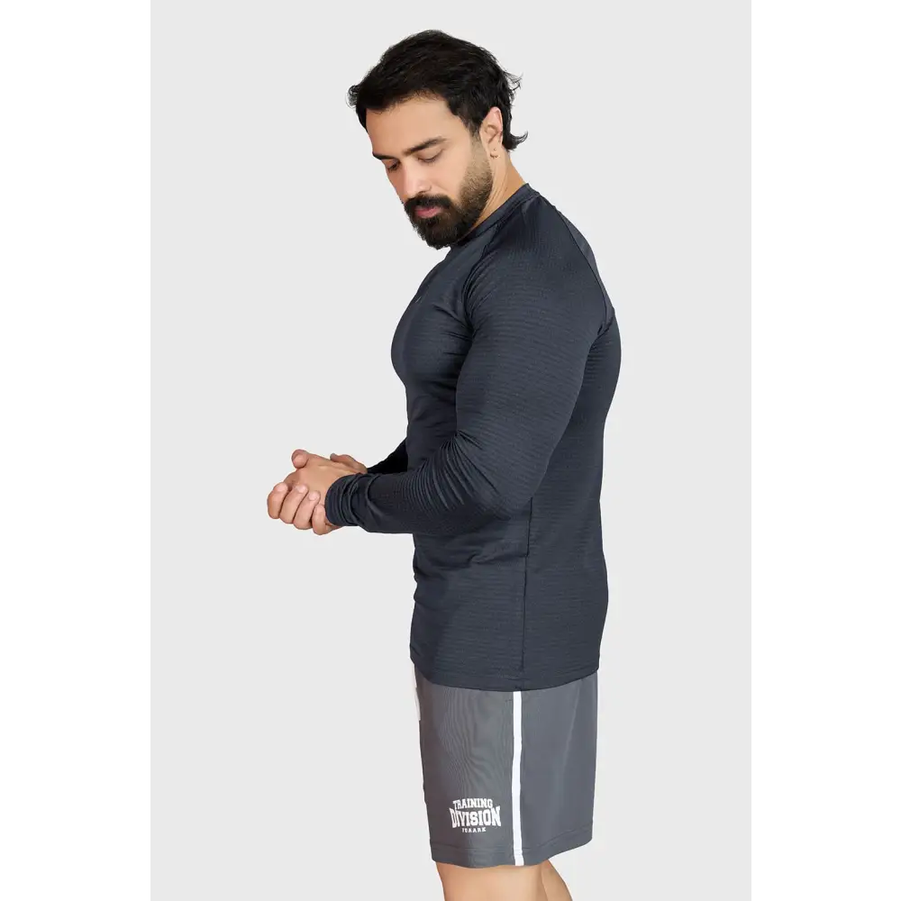 Midnight Fullsleeves T-shirt Dark Grey - Tshirts