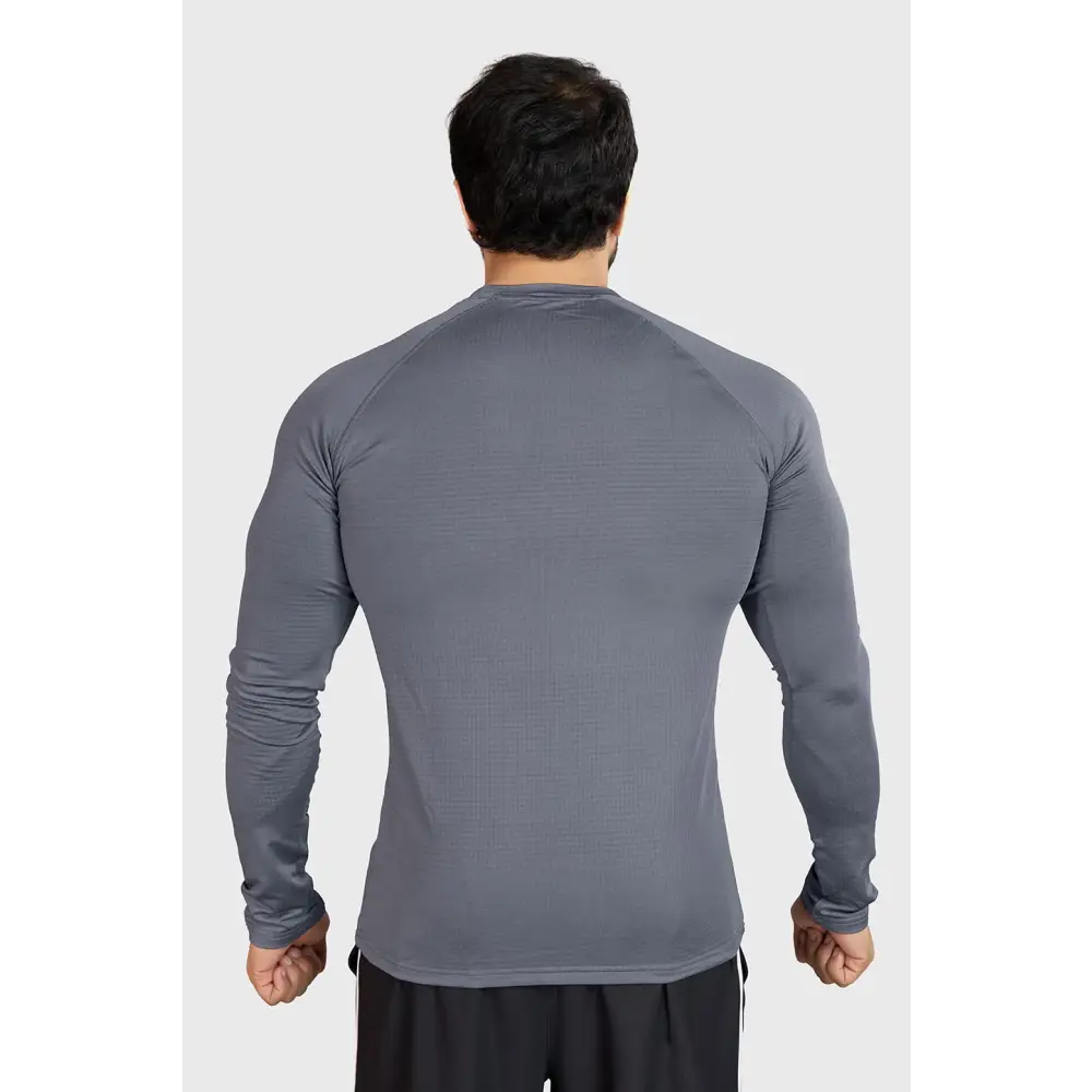 Midnight Fullsleeves T-shirt Light Grey - Tshirts