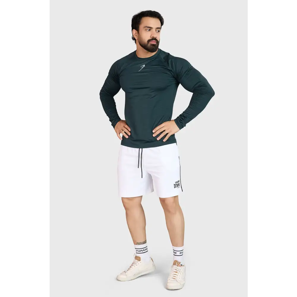 Midnight Fullsleeves T-shirt Sea Green - Tshirts