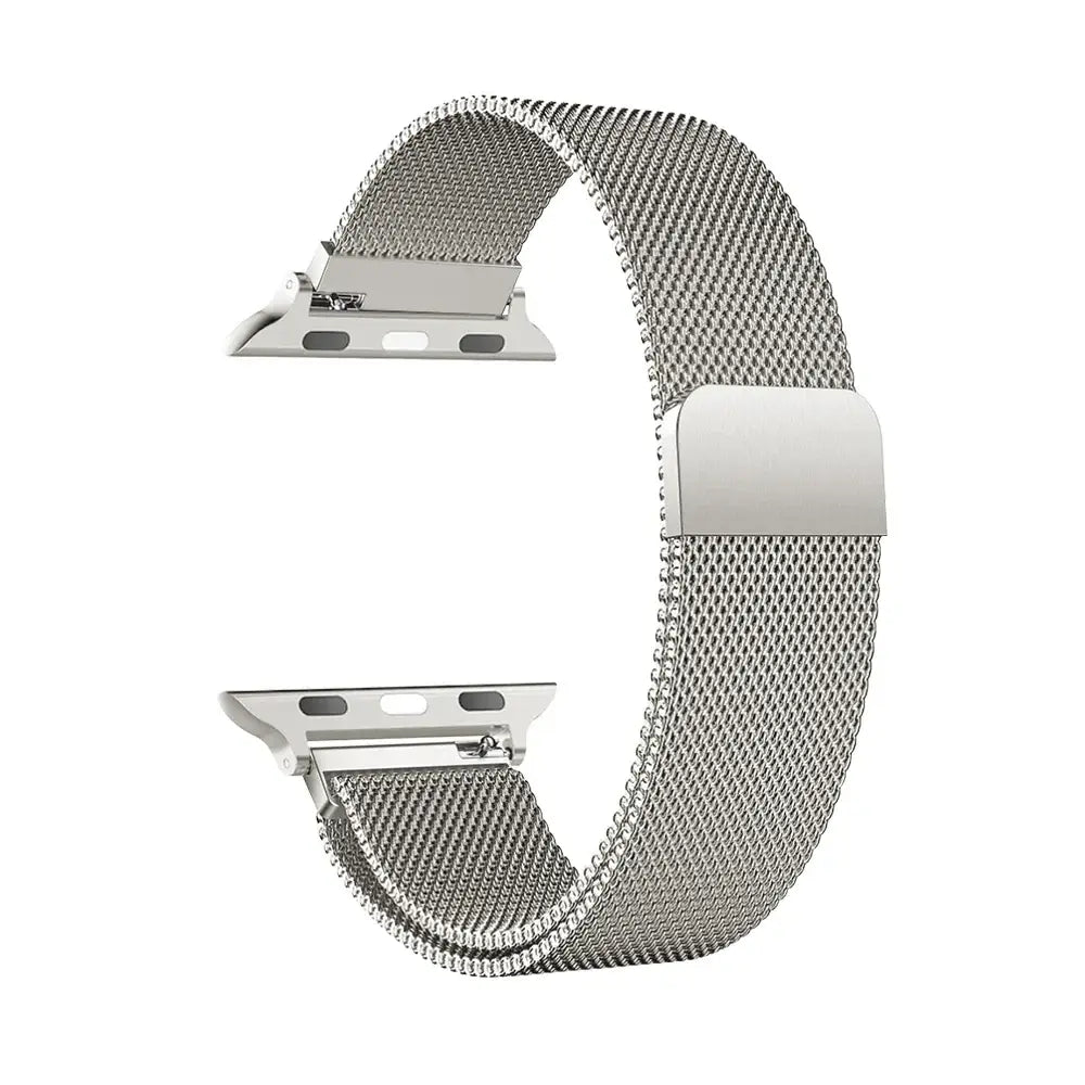 Milanese Loop Strap for the Apple Watch Ultra & Series 3–10 (10 colours available) - Titanium / 38 40 41 42mm - TWS
