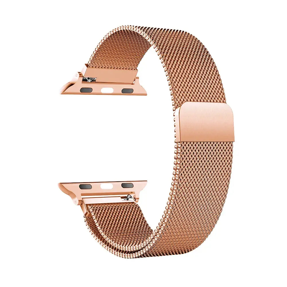 Milanese Loop Strap for the Apple Watch Ultra & Series 3–10 (10 colours available) - Rose Gold / 38 40 41 42mm - TWS