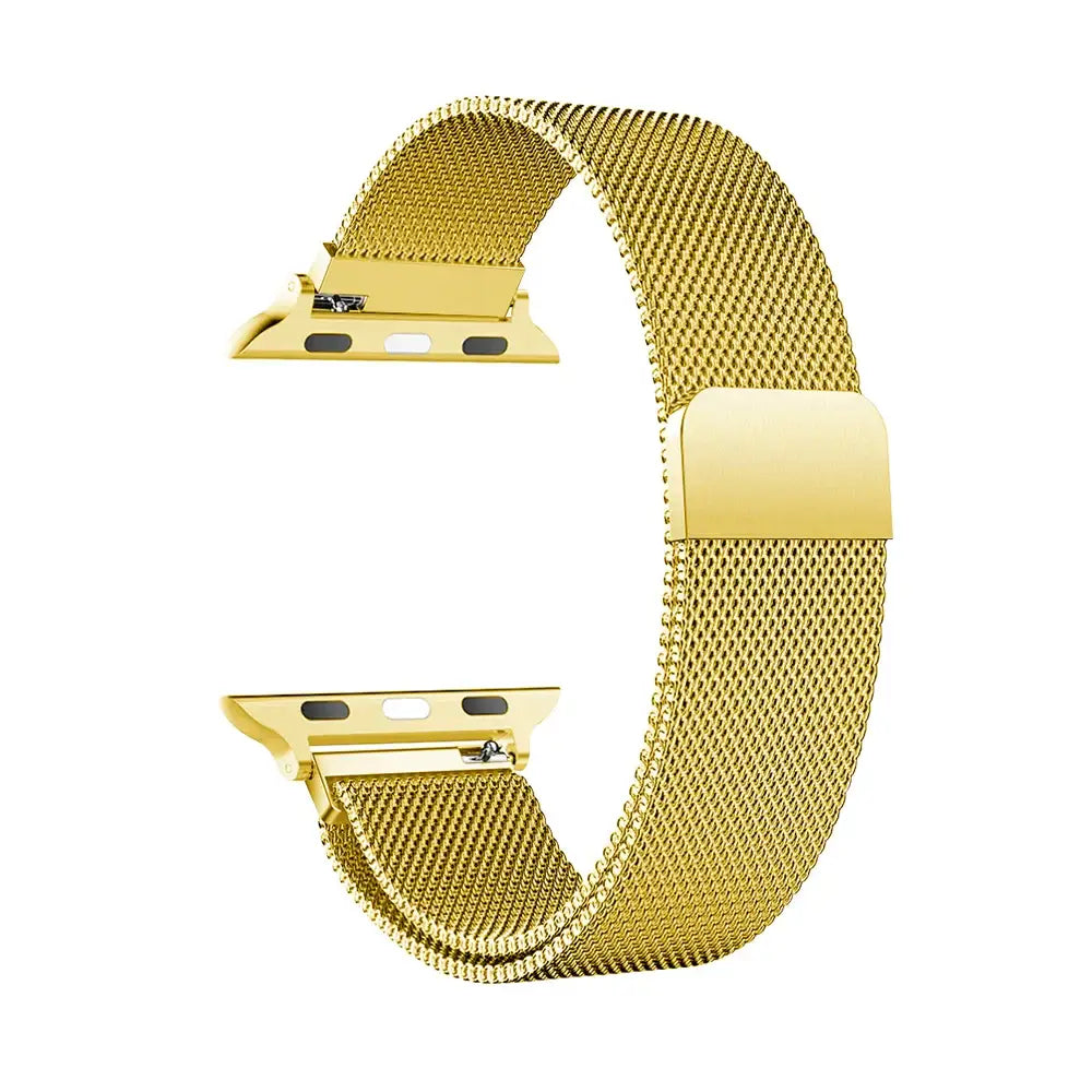 Milanese Loop Strap for the Apple Watch Ultra & Series 3–10 (10 colours available) - Gold / 38 40 41 42mm - TWS