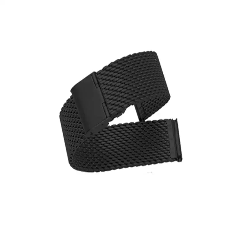 Milanese Strap for the Garmin Venu/Vivoactive/Forerunner Series (20mm/22mm) (4 colours available) - Black / 22mm - TWS