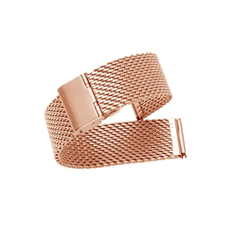 Milanese Strap for the Garmin Venu/Vivoactive/Forerunner Series (20mm/22mm) (4 colours available) - Rose Gold / 20mm